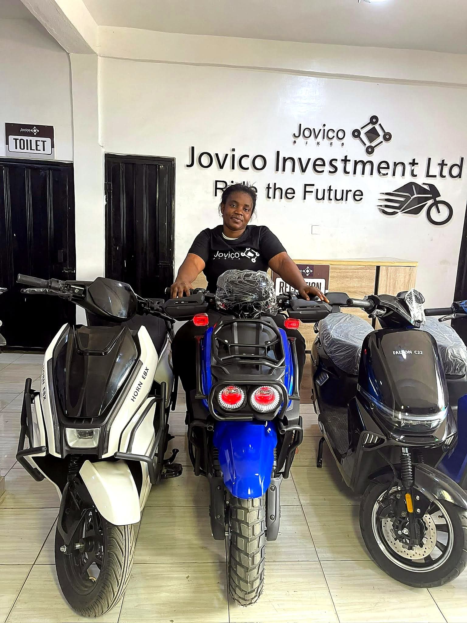 Jovico showroom electric motorcycles